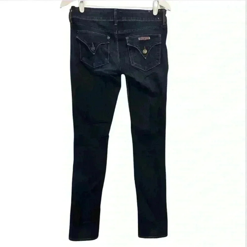 Hudson Womens jeans 25 Blue Collin Flap Skinny ankle dark wash denim poc… - Picture 17 of 17